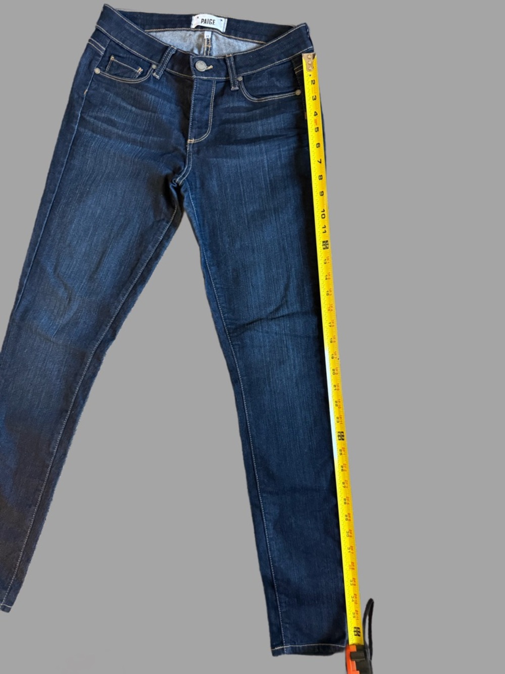 PAIGE Dark Indigo Skinny Jeans - Picture 2 of 7